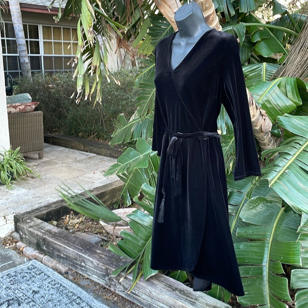 J Jill stretch velvet dress